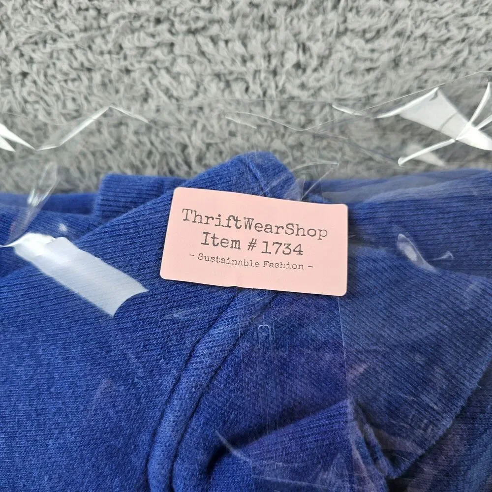 Polo Ralph Lauren Sweater Mens Large Blue 1/4 Zip Pullover Casual Golf Preppy